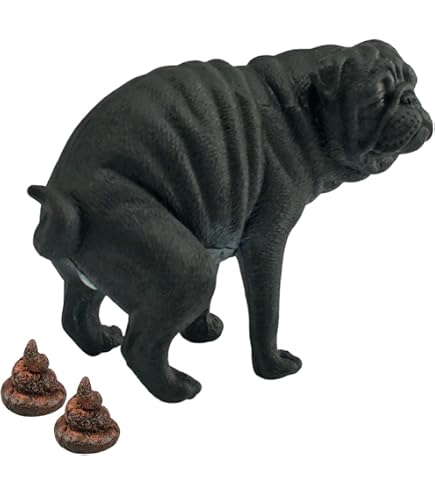 ⛵️ 犬の置物 バルーン風 ブラック うんちバルーン うんちつき インテリア Amazon.co.jp: Jeff Koons 光沢のあるバルーンドッグとうんち 人形,第