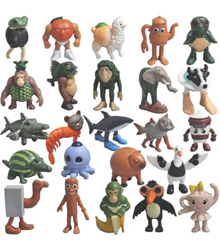 Amazon | Hangkaibh [24点入り]イタリアン ブレインロット フィギュア