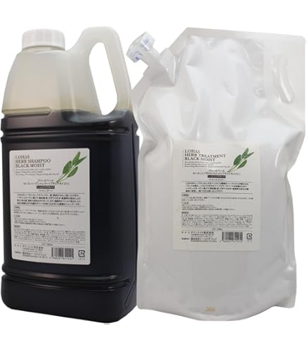 Amazon | テクノエイト ロハス ハーブシャンプー ブラックモイスト