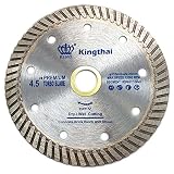 Kingthai 115mm ハイパフォーマンスタイプ ターボリム刃 ダイヤモンドブレード 御影石用