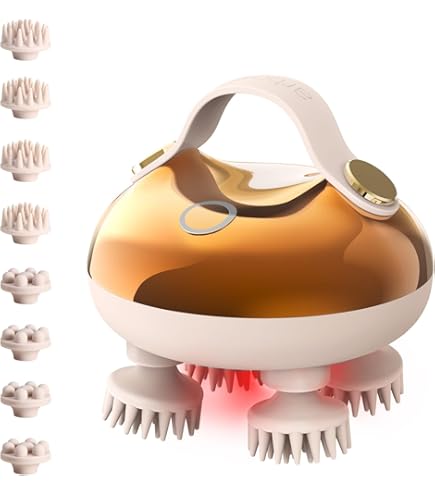 Amazon | Youmay 電動頭皮ブラシ ヘッドスパ 2種類動作スピード 4種類