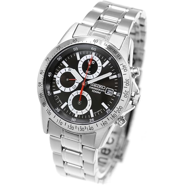 Amazon.co.jp: [セイコー]SEIKO 腕時計 クロノグラフ 逆輸入 海外