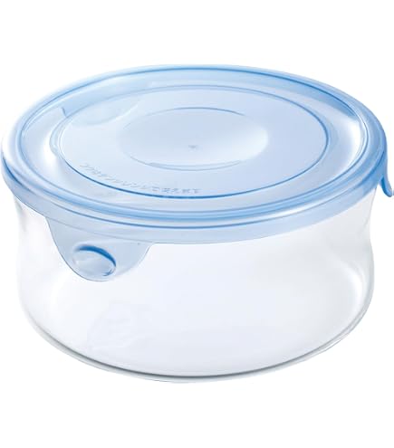 Amazon｜iwaki(イワキ) NEWパック&レンジ(アクアブルー)丸型