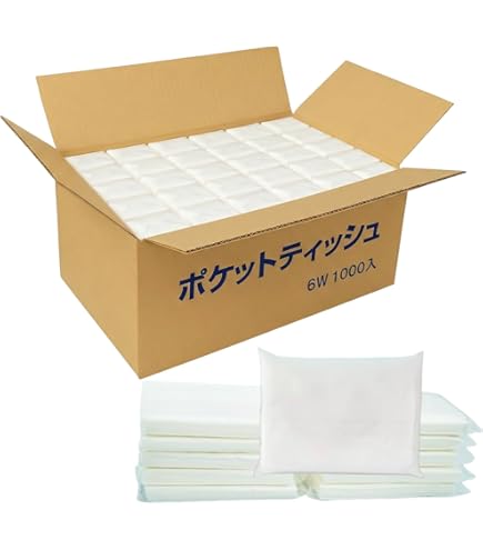 ポケットティッシュ1000個入り 日本製/自社工場直販】ポケットティッシュ 1000個 6W 販促用 広告用