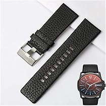 Amazon.co.jp: Diesel 時計バンド レザー 交換用 26mm 27mm DZ73