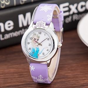 DAMAZ Frozen アナと雪の女王 子供の電子時計 キッズ ボーイズ ガールズ 腕時計 小学生 女の子男の子 入学…
