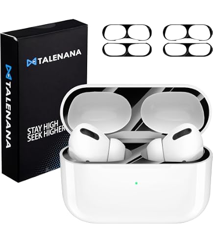 Amazon | 【2枚セット】TALENANA for AirPods Pro ダストカバー 金属製