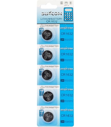 Amazon | LiCB 5個入 CR1632 コイン形 リチウム電池 3V 1632