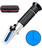 Amazon | AUTOUTLET 塩分濃度計 塩分屈折計 塩分濃度計 温度自動補正