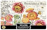 Michel Design Works Paper Placemats, 25-Count, Blooms and Bees [並行輸入品]