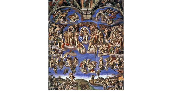 Amazon 西洋絵画 最後の審判 ミケランジェロ ブオナローティ システィーナ礼拝堂 並行輸入品 フィギュア ドール 通販