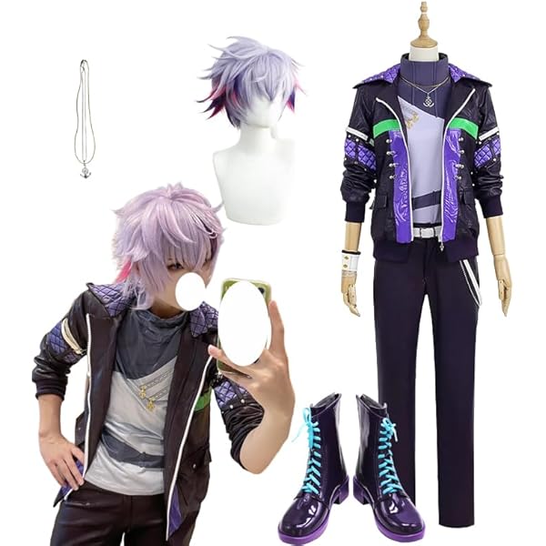 Amazon.co.jp: 不破湊 コスプレウィッグ スーツ 不破湊 ウィッグ 長髪