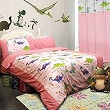 MeMoreCool Home Textile Cute Cartoon Dinosaur Design Environmental Reactive Printing 100% Cotton Pin