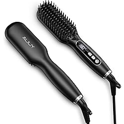 Amazon | ヘアアイロン ストレートブラシ 【80℃～230℃温度調節
