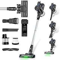 Amazon | Hearten 掃除機 コードレス【55000PA超強力吸引・自立