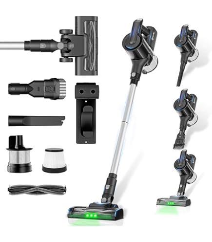 Amazon | 掃除機 コードレス【2025最新型!50Kpa強力吸引＆65分連続稼働