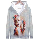 Amazon Co Jp アニメロケット団 ジェシー ジェームズのコスプレ3dプリントフード付きジッパージャケットコートスウェット生き抜くメンズストリートパーカー 4xl 服 ファッション小物