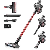 掃除機・クリーナー Corazon Amazon | Hearten 掃除機 コードレス【45,000PA超強力吸引・自立