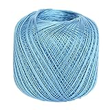 オリムパス製絲 エミーグランデ レース糸 合細 Col.305 水色系 50g 約218m