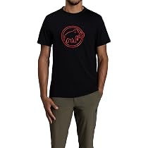 Amazon | [マムート] QD ロゴ プリント Tシャツ アジアンフィット 