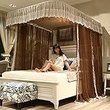 トラックの u 字蚊帳,伸縮式の 3 ドア網ベッド プリンセス スタイル ホーム ダブルベッド キャノピー キャンプ防蚊ネット保持昆虫を追い払う・ ハエ-A Twinch2