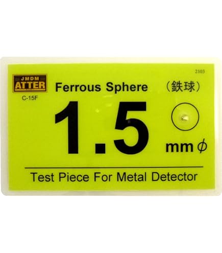 Amazon.co.jp: テストピース Feφ2.0㎜ 鉄球直径2.0㎜ コンベヤー式検針