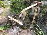 【職人手作り】天然国産竹筧（並）長さ600ｍｍ×高さ1100ｍｍ