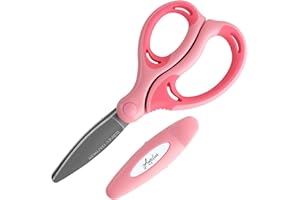 コクヨ(KOKUYO) ハサミ こども 右手用 エアロフィットサクサ グルーレス刃 ピンク ハサ-P270P