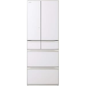 日立 冷蔵庫 567L 6ドア 強化ガラスドア 観音開き 日本製 幅68.5cm ぴったりセレクト まるごとチルド R…