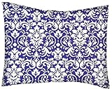 SheetWorld Crib / Toddler Percale Baby Pillow Case - Purple Damask - Made In USA [並行輸入品]