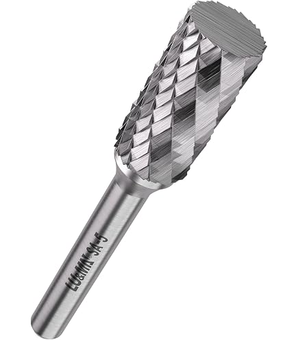 Sworker 8-Piece Carbide Burr Set – 1/4" Shank, Max Head Dia 12mm, Double Cut, Die Grinder Accessories For Metal, Wood, Stone & Steel