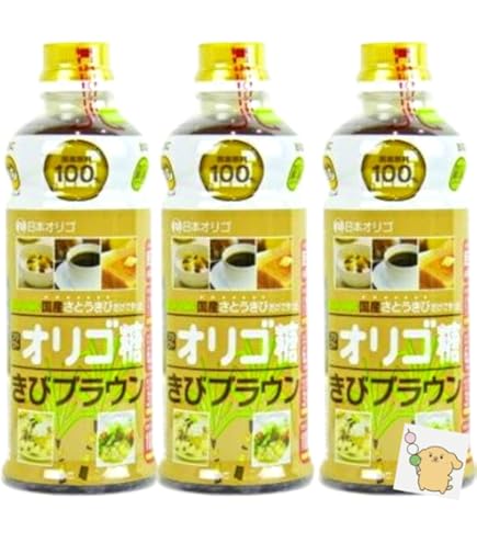 Amazon.co.jp: 日本オリゴ フラクトオリゴ糖 きびブラウン 700g 3本