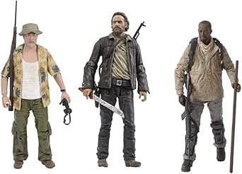 Amazon Co Jp 正規輸入品 ウォーキング デッド Tvシリーズ8 5インチ アクションフィギュア 3種セット リック グライムズ モーガン ジョーンズ デール ホーヴァス ホビー 通販