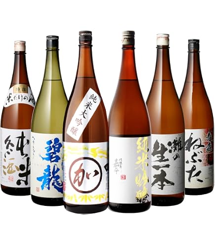 Amazon.co.jp: 日本酒 新潟地酒飲み比べセット 1800ml 5本 今だけ+1本