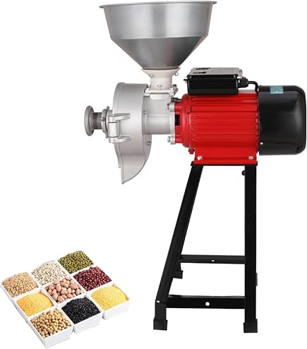 Amazon.co.jp: ZHOZHUT 220V 業務用粉砕機 2.6KW 多機能クラッシャー