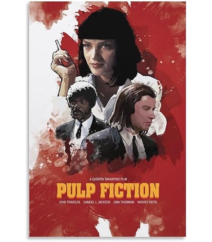 Amazon.co.jp: パルプフィクション映画ポスター-クエンティン