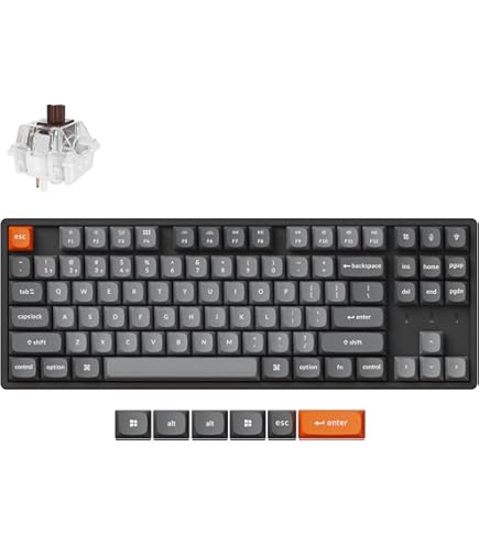 Amazon.co.jp: Keychron K8 87キー テンキーレス レイアウト