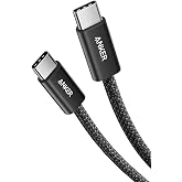 Anker Zolo USB-C & USB-C ケーブル (240W, 高耐久ナイロン) 1.8m ブラック | USB PD対応 高耐久ナイロン素材採用 iPhone 18 / 17 / 16 / Galaxy iPad Pro MacBook 