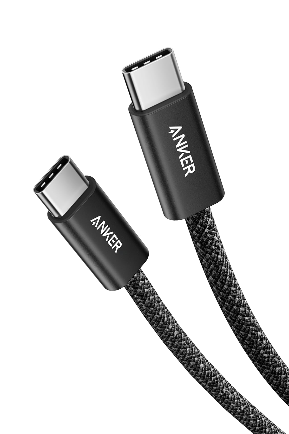 Anker Zolo USB-C & USB-C ケーブル (240W, 高耐久ナイロン) 1.8m ブラック | USB