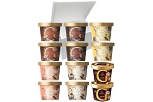 GODIVA ゴディバ カップ アイス 6種12個セット ミルクチョコレート チョコレートチップバニラ ミルクチョコレートヘーゼルナッツ ダークチョコレート チョコレートクリスピークリーム カフェモカ アイスクリーム 内祝い 誕生日 出産祝い 詰め合