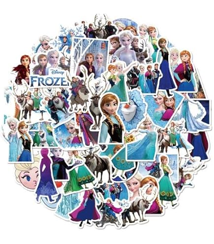 Amazon.co.jp: 50枚 エルサステッカーセット アナと雪の女王エルサ防水