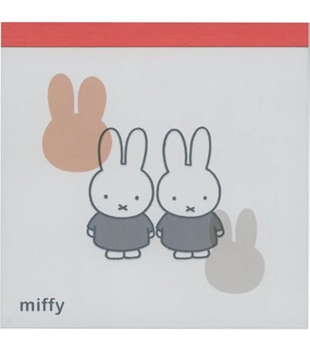 Amazon.co.jp: miffy/ミッフィー スクエアメモ 絵本キャラクター