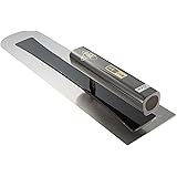 金長 先丸鏝 本焼 0.3mm厚 黒塗角柄 420mm
