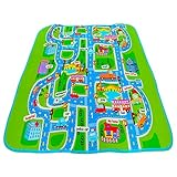 Twinkle Store 赤ちゃん クロールマット ベビー 遊びマット 幼児カーペット プレイマット 出産祝いプレゼント (200*160*0.5)