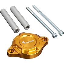 Amazon.co.jp: キタコ(KITACO) セルモーターカバー (ゴールド