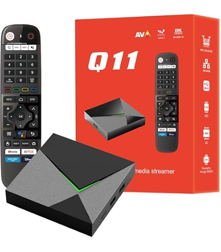 TV Box X96 Max+ Android 9.0 4GB/64GB 8K HDR Dual WiFi Bluetooth Con Telecomando Air Mouse
