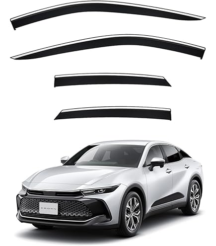 新品　クラウンスポーツ　純正品　サイドバイザー　 スモークメッキ トヨタ（TOYOTA） トヨタ純正 サイドバイザー クラウン スポーツ