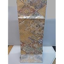 Amazon.co.jp: 高級 袋帯 正絹 西陣織 ゴールド 金糸 金 華紋柄  