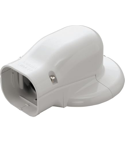 Amazon.co.jp: 因幡電工 エアコン配管化粧カバー SD-77 アイボリー