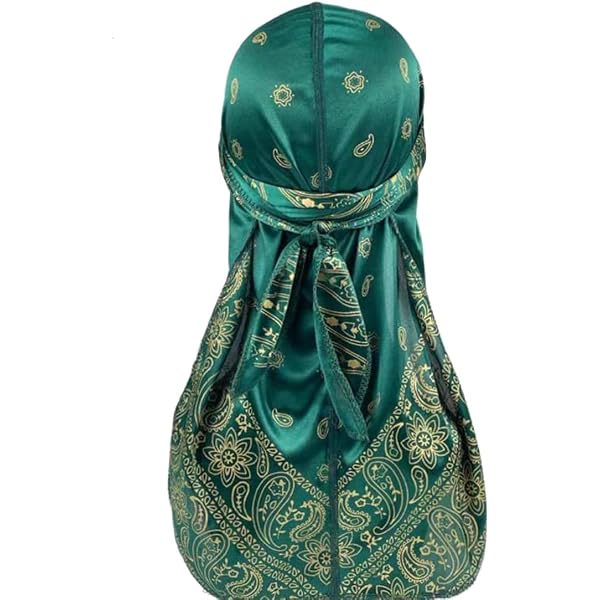Amazon.co.jp: 10 Pieces Silky Durags Long Tail for Women Men Satin